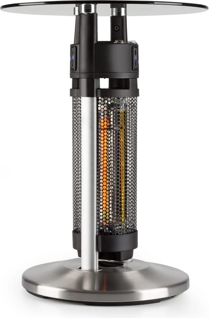 Blumfeldt PRIMAL HEAT 65, ELEMENT DE INCALZIRE IR, CARBON 1200W LED, 65 cm, STICLA