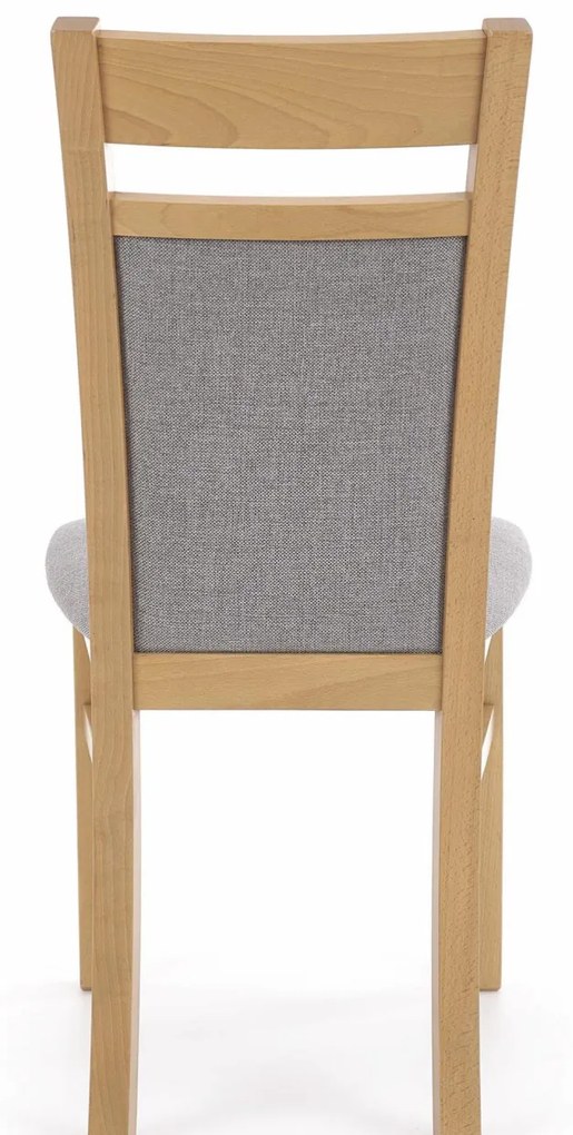 Scaun Gerard 2 material gri stejar