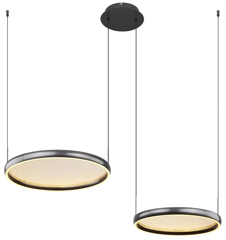 Lustra suspendata LED CCT, Telecomanda, BRIGGS 67186-50 GL