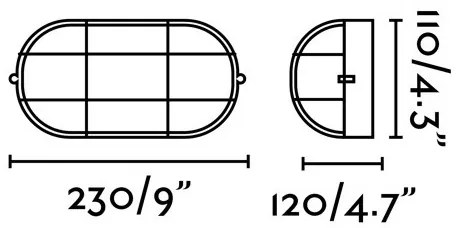 FARO 70998 - Aplică perete exterior CABO 1xE27/60W/230V IP65