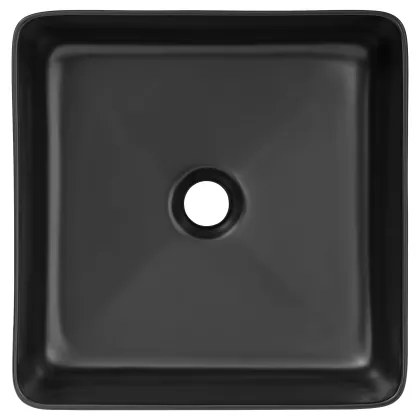 COMAD UM-6276 SLIM 40 BLACK DP - Lavoar SLIM 37x37 cm negru mat pe blat
