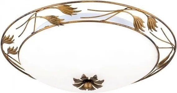 Plafoniera rustica diametru 50cm Fleur DL 7-509/50 Antik OR