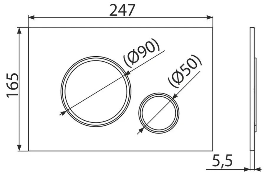 Set vas wc suspendat rimless cu capac soft close Alice, rezervor incastrat si clapeta alba Alcaplast