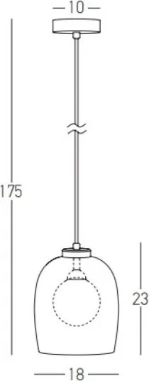 Zambelis 22051 - Lustra suspendată pe cablu 1xG9/5W/230V Ø 18 cm neagră