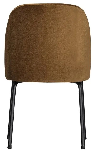 Scaune de dining galben-muștar 2 buc. din catifea Vogue – WOOOD