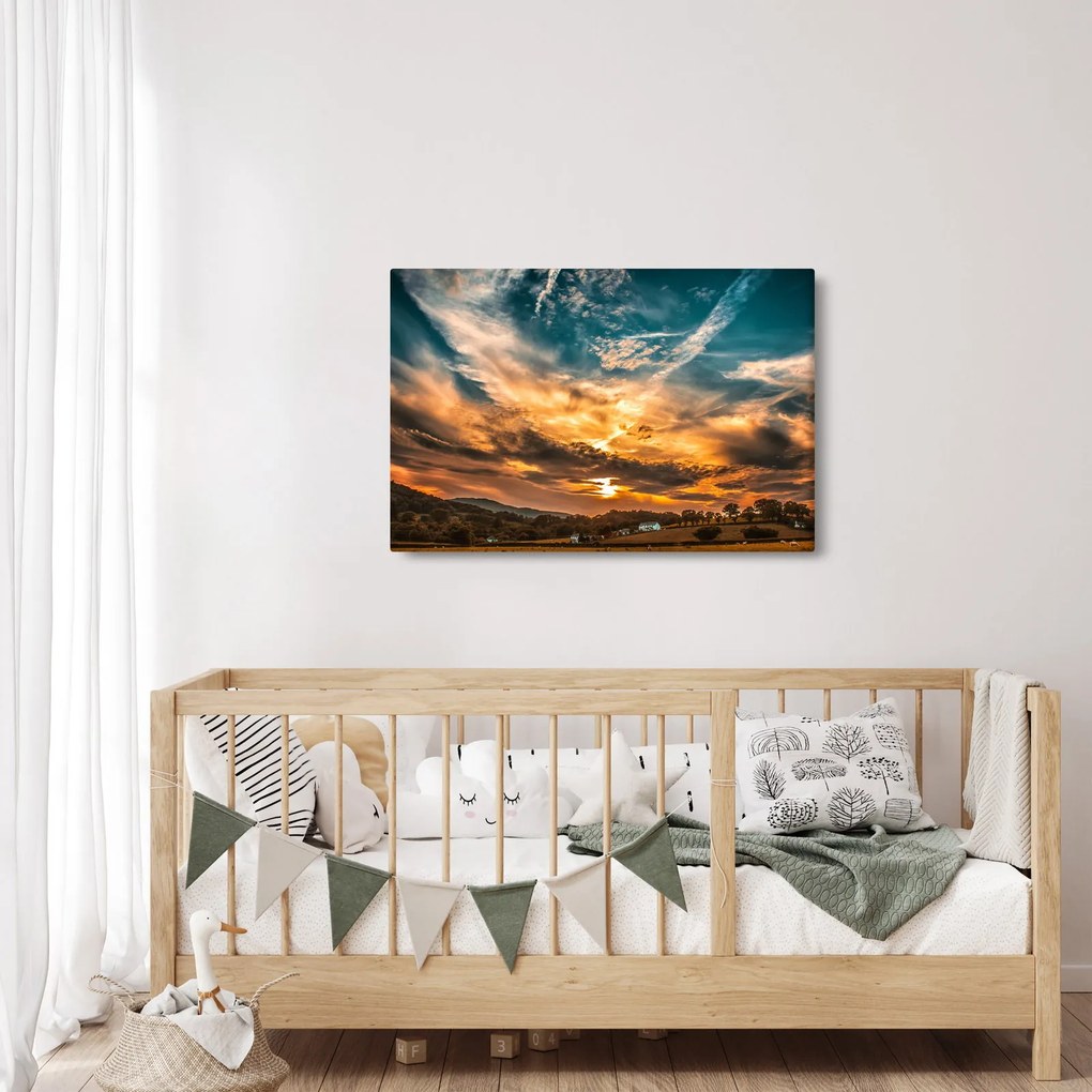 Tablou cu nori (90x60 cm)