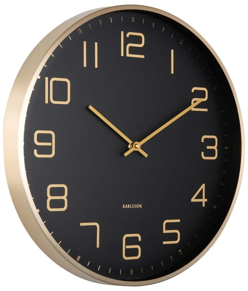 Ceas de perete ø 40 cm Elegance Glow – Karlsson