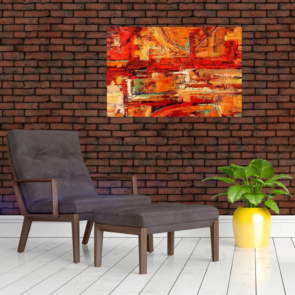 Tablou cu pictură pe pereți (90x60 cm)
