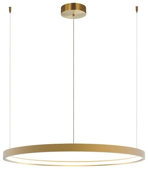 Lustra LED dimabila design modern Cirrcle D-60cm auriu