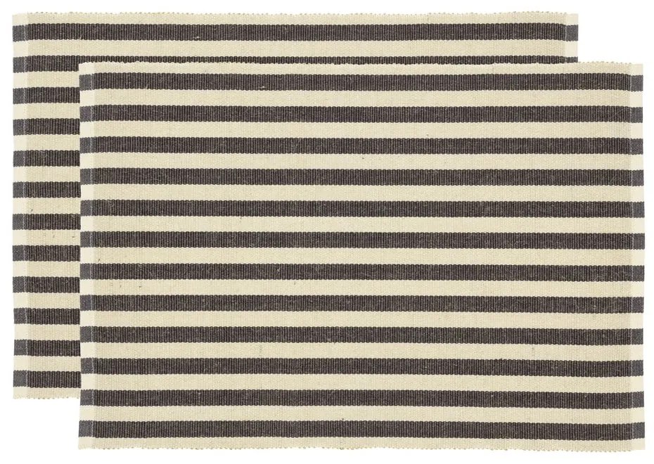 Suport pentru farfurii 2 buc. din material textil 33x48 cm Statement Stripe – Södahl