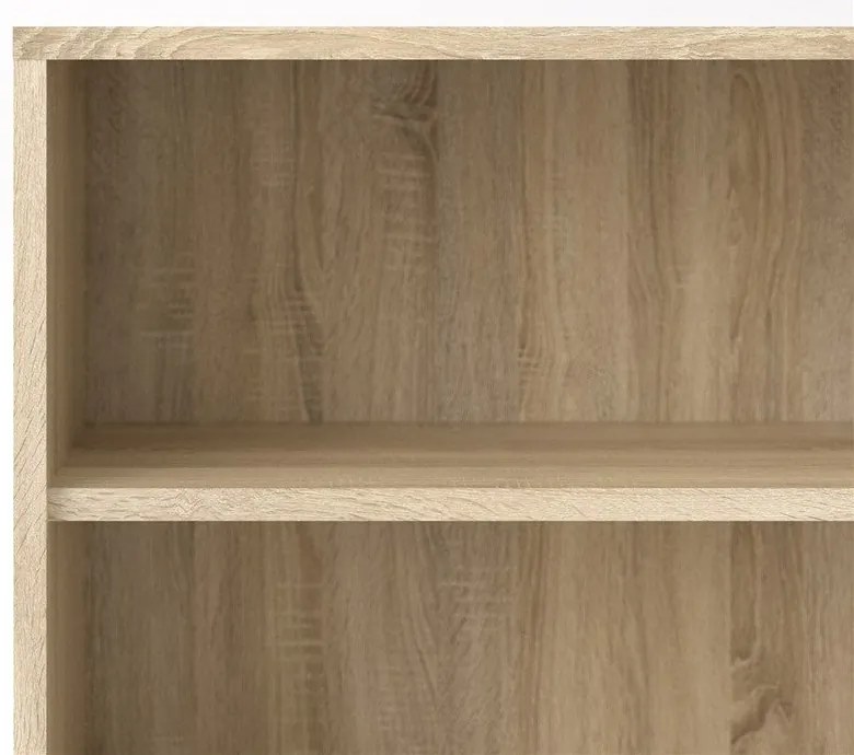Bibliotecă modulară cu aspect de lemn de stejar 89x113 cm Prima – Tvilum