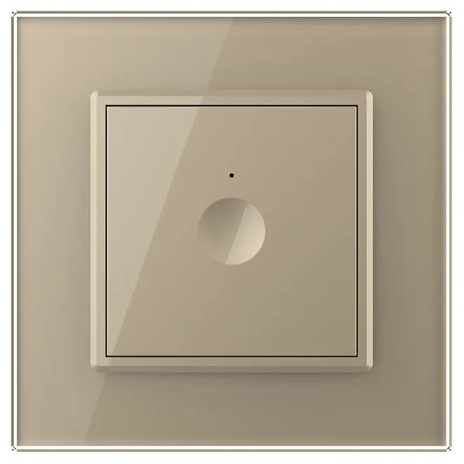 Intrerupator Simplu Cap Scara / Cruce cu Touch LIVOLO cu Rama din Sticla – Protocol Zigbee EC