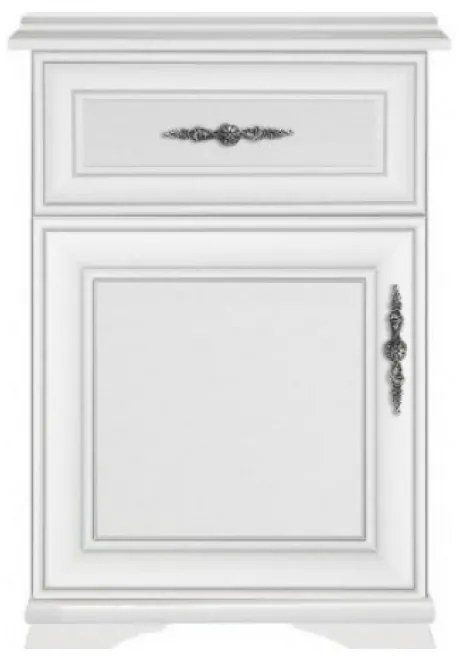 Dulap KENTAK 1D1SL/P, alb alpin