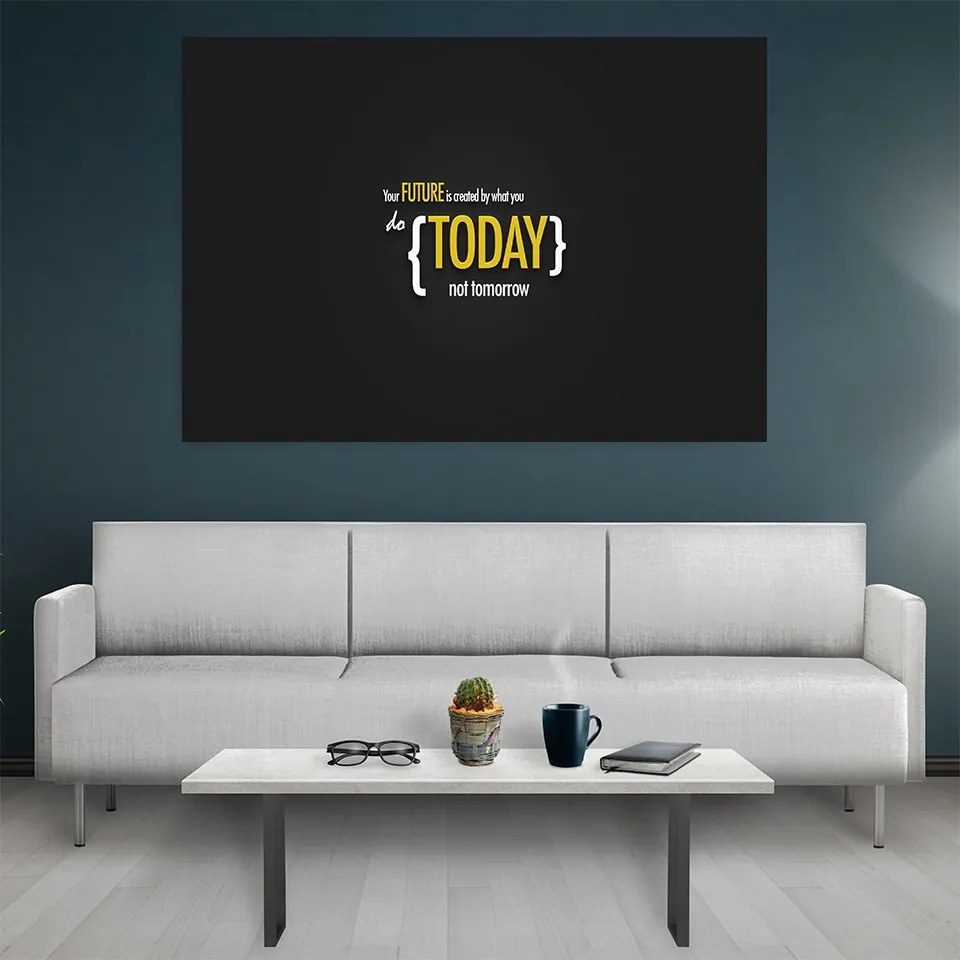 Tablou canvas Motivational Your Future 120x80 cm