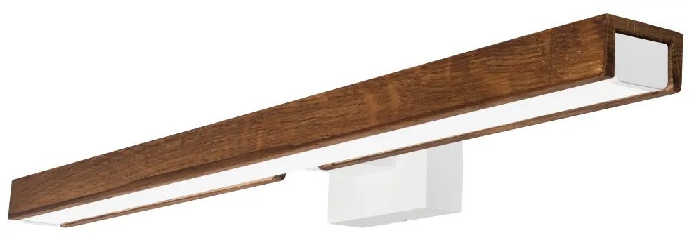 Aplică LED pentru oglindă de baie Brilagi WOODY MIRROR LED/12W/230V IP44 stejar/alb