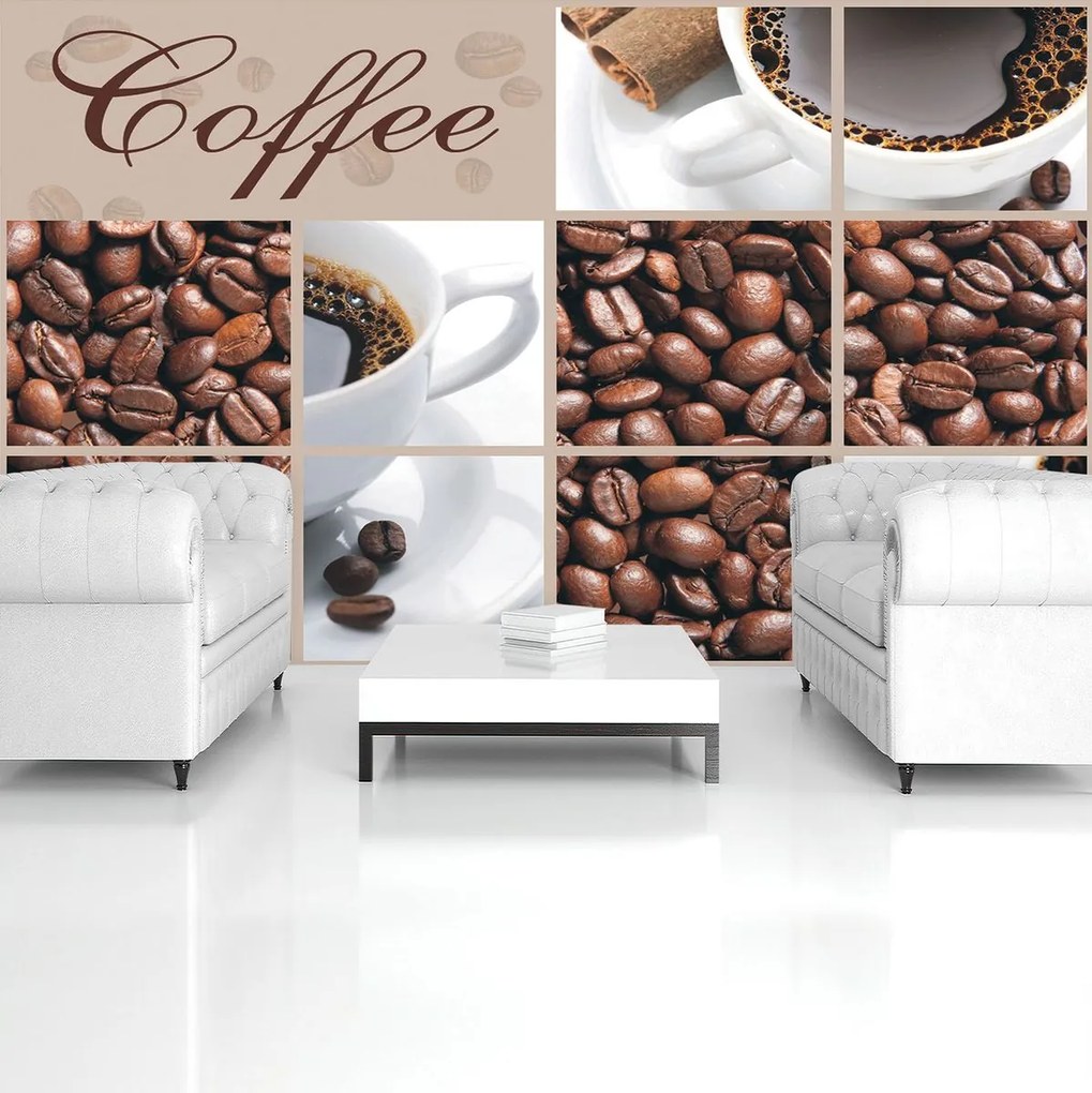 Fototapet - Cafea - inscripție (152,5x104 cm)