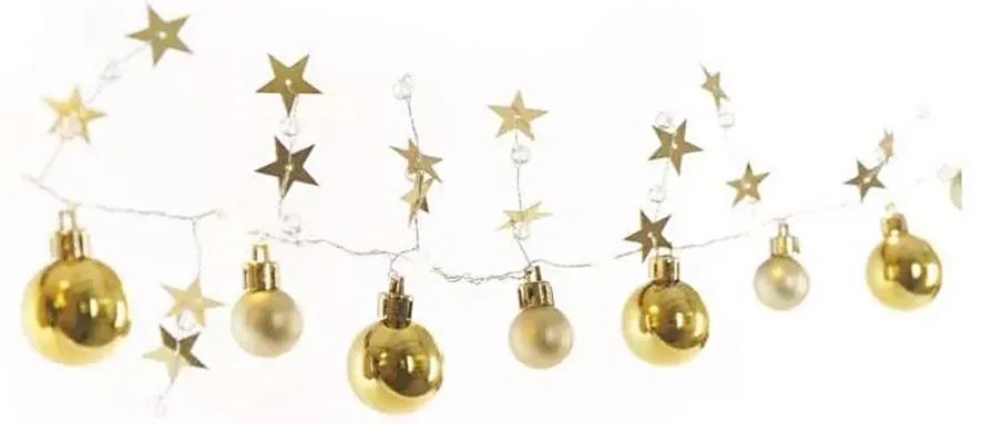 Instalație LED de Crăciun 20xLED/2xAA 2,2 m alb cald