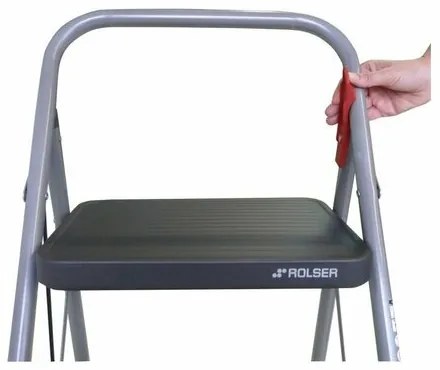 Rolser Trepte pliabile M11 UNE, 3 trepte, alb