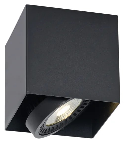 Spot modern negru montat la suprafață, cu LED inclus, cu dimmer - Dionysos