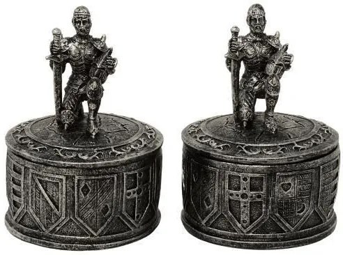 Cutie bijuterii Cavaler Medieval 12.5 cm