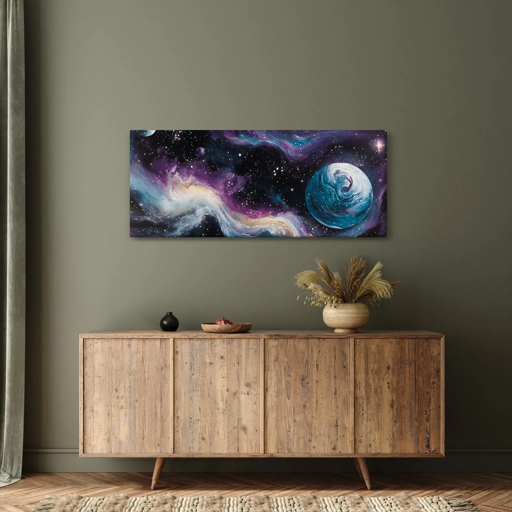 Tablou - Univers pictat (120x50 cm)
