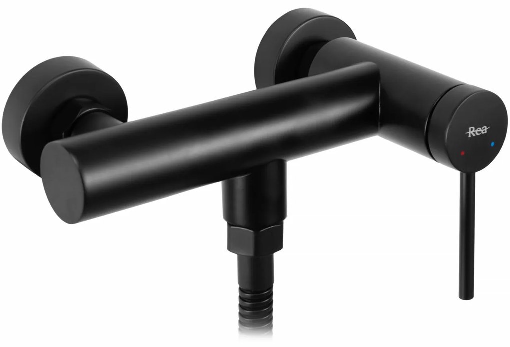 Baterie de dus Clif negru mat