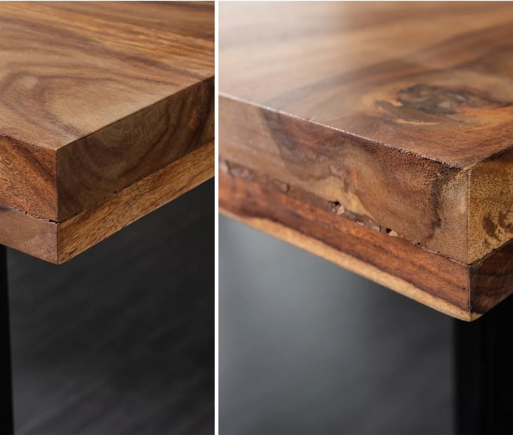 Masa design industrial Iron Craft 200cm Sheesham