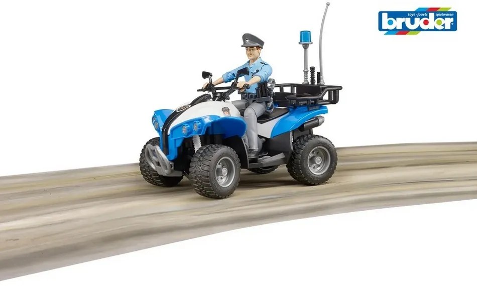 Bruder 63010 Vehicule de intervenție rapidăQuadricicletă de poliție