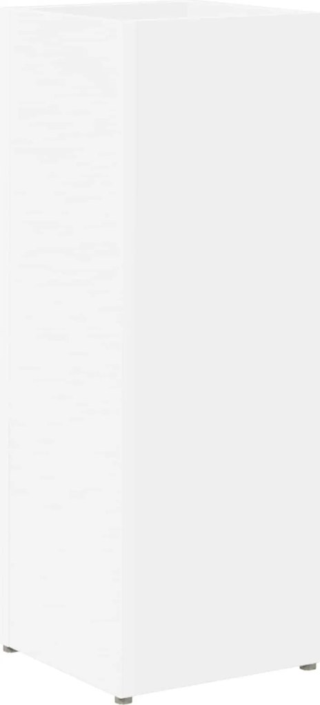 vidaXL Suport pentru umbrele Alb 20 x 20 x 55,5 cm Lemn compozit