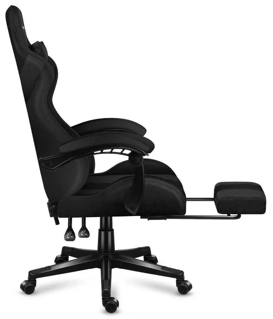 Fotoliu gaming Fusion 4.7 (negru + carbon). 1087476