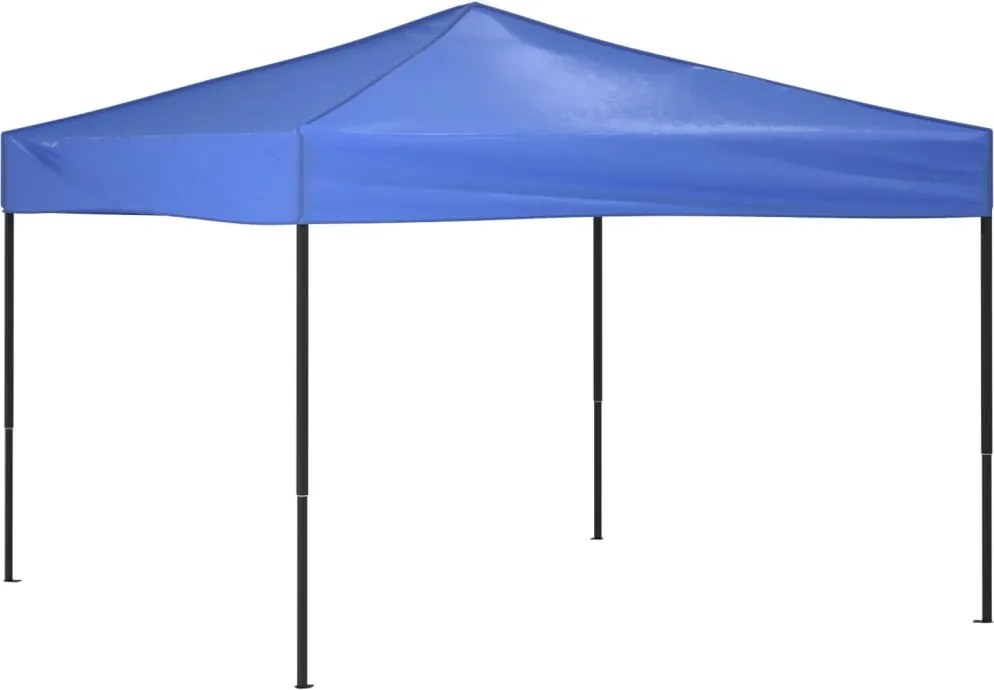 vidaXL Cort pliabil pentru petrecere, albastru, 3x3 m
