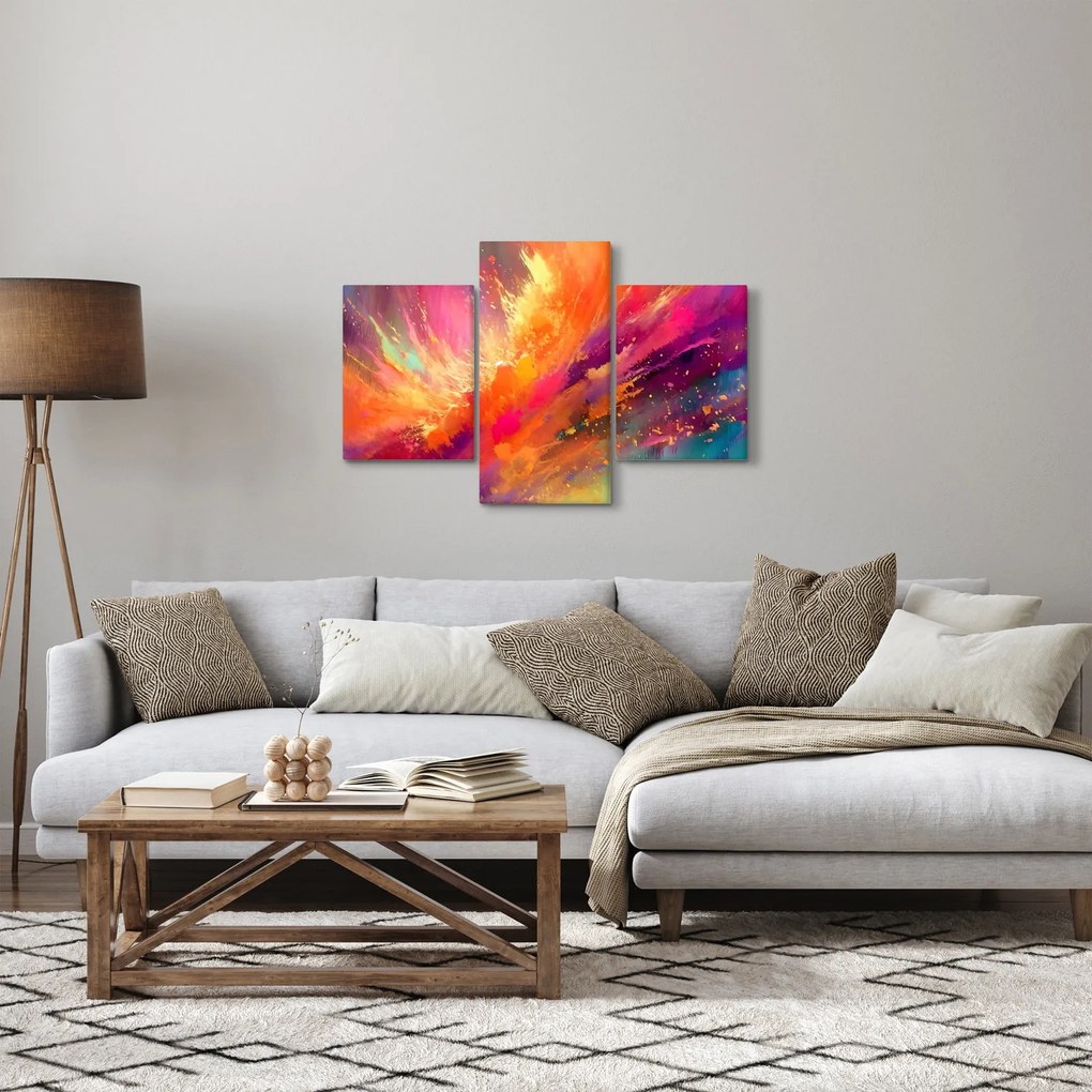 Tablou - Abstractizare dinamică (90x60 cm)
