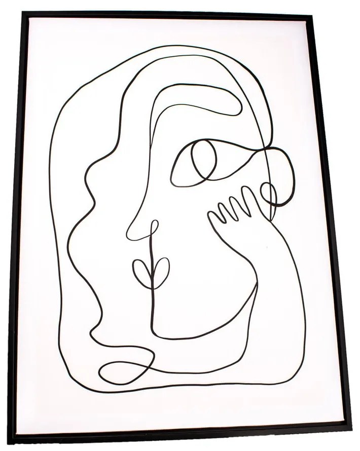 Tablou de perete cu ramă Dakls Silhouette, 45 x 60 cm