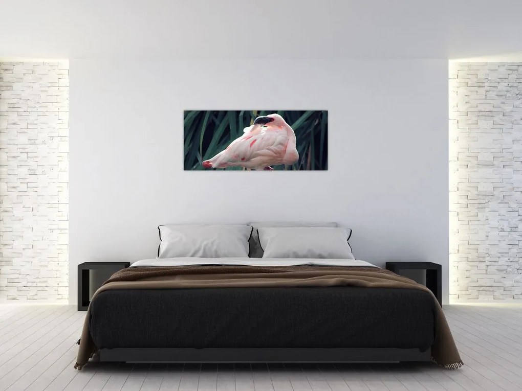 Tablou - Pasărea Flamengo (120x50 cm)