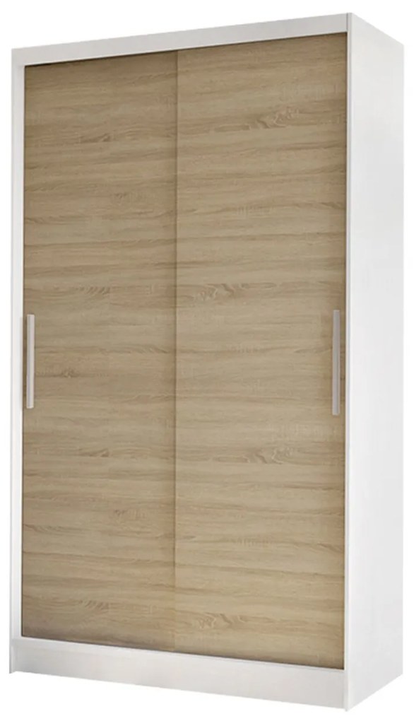 Dulap de haine Keira I (Alb + stejar sonoma). Promo -17%. 1060168