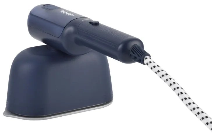Aparat de calcat cu aburi Techwood TDV-1204F, 1200W, 110 ml, 17 g/min, Verticals si orizontală, Albastru închis