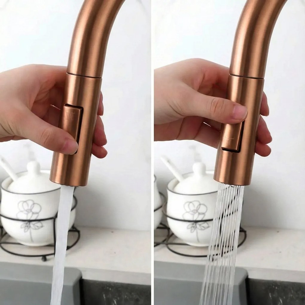 Baterie de bucătărie Rea Eco Fresh Brush Copper