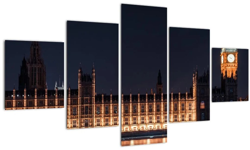 Tablou cu Big Ben din Londra (125x70 cm), în 40 de alte dimensiuni noi
