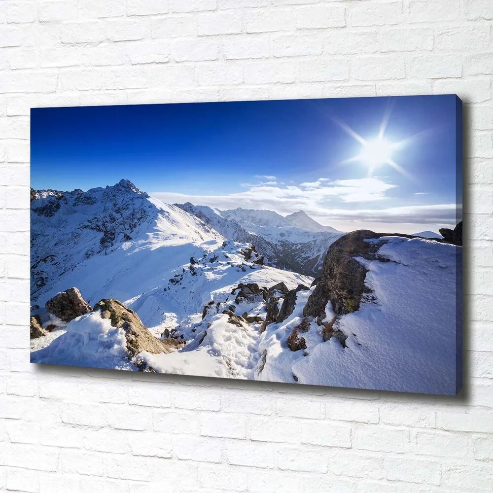 Tablouri tipărite pe pânză Summit-ul tatra