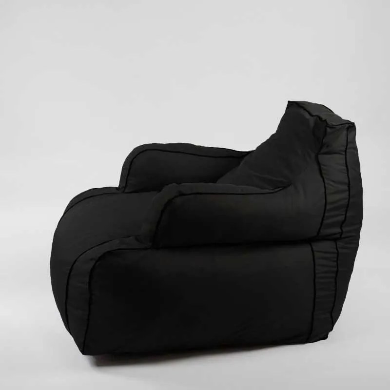 Fotoliu Player Mini Pufrelax, Material Impermeabil - Negru