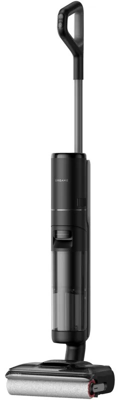 Aspirator vertical DREAME H12 Pro HHR25A, 300W, 0.7/0.9 l, 3 moduri, 35 min, Umed/uscat, Alerte vocale, LED, Uscare mop automată, Negru/gri