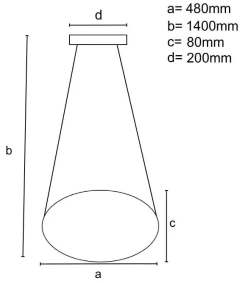Lustră LED dimabilă pe cablu LED/65W/230V 3000-6500K gri + telecomandă