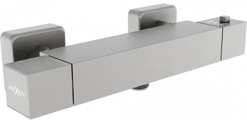 Mexen Cube baterie termostatică de duș, Grafit - 77200-66