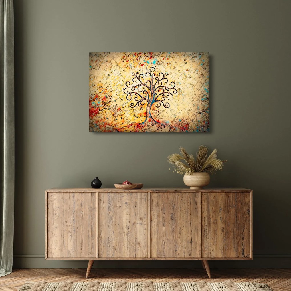 Tablou - Copacul vieții mozaic (90x60 cm)