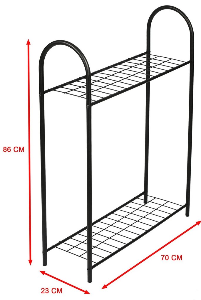 Suport decorativ pentru ghiveci Kobade (negru) . 1093628
