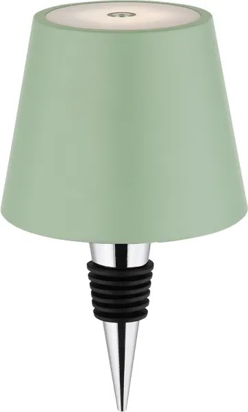 Globo 58488BG-LED Lampă de masă pentru exterior 3-în-1 VANNIE, dimmabilă cu comandă tactilă și reîncărcabilă, 3W/5V IP54 verde