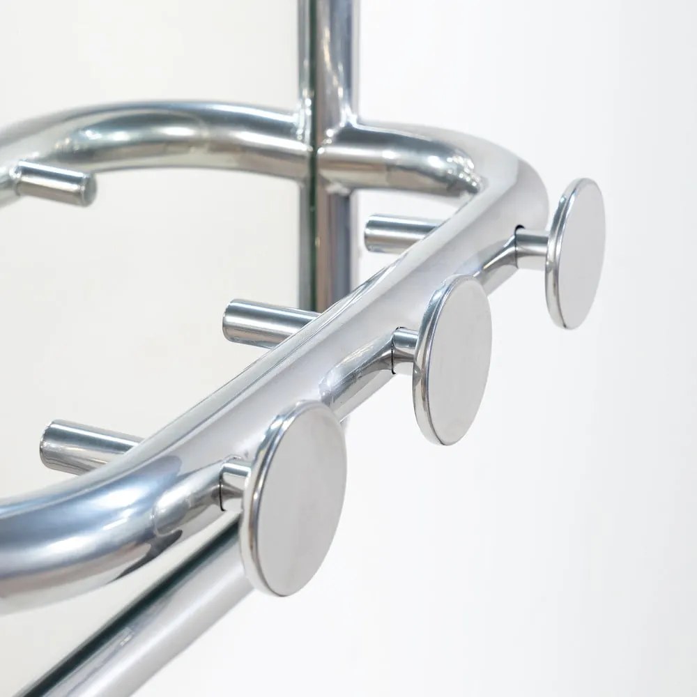 Panou de agățat diverse argintiu din metal Retro – Spinder Design