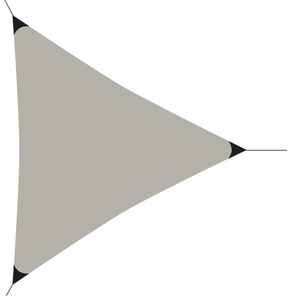 Folie de umbrire cu filtru UV 50+, taupe, 3,6 x3,6 x 3,6 m