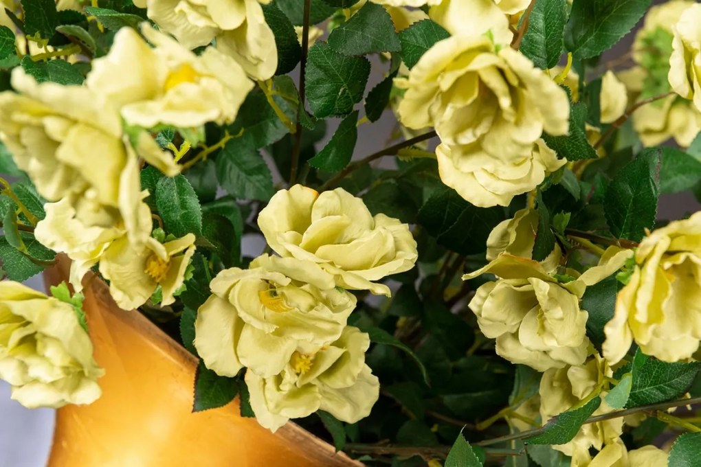 Aranjament floral mediu design LUX AMPHORA ROSELLINE