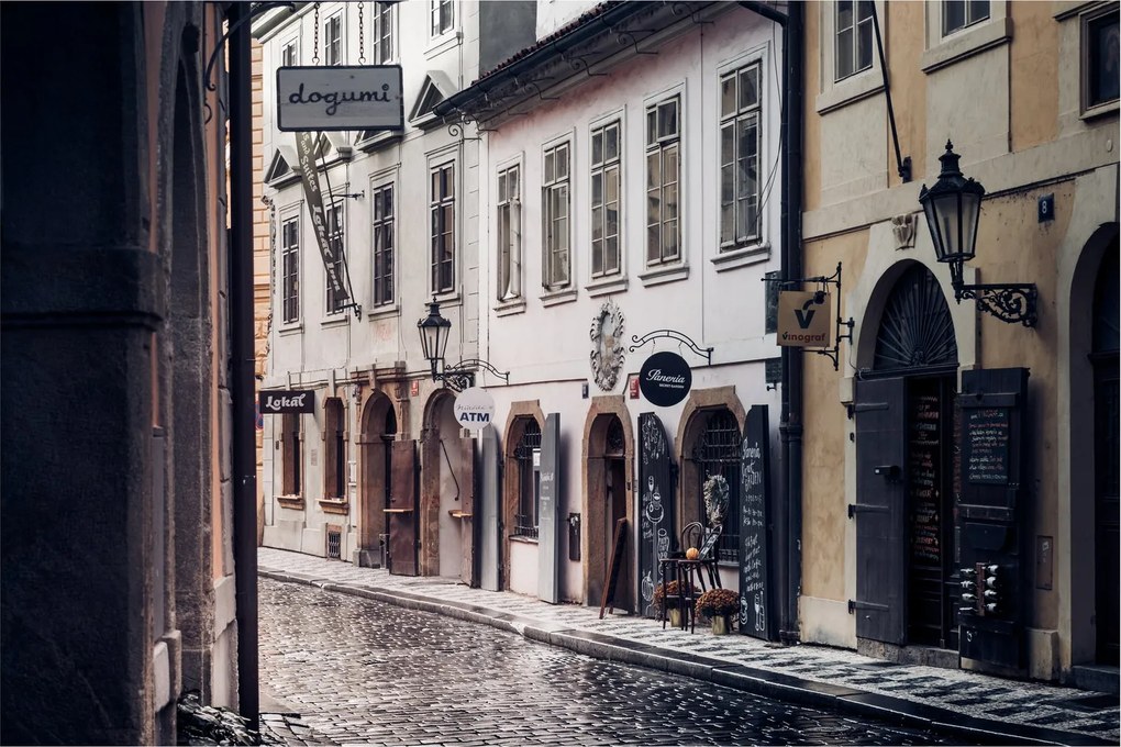 Tablou - Strada din Praga (90x60 cm)